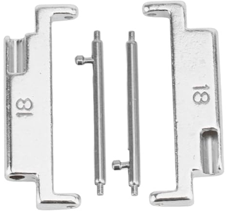 Brrnoo 18–22 Mm Metall-Uhrenarmband-Adapter, Premium-Verbindungsset für Smartwatches, Originelles Design, mit 2 Federstegen, Universelle Passform für