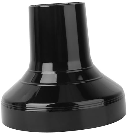 HAPINARY Schwarzer Haartrockner Diffusor aus Abs mit Einfachem Design Verteilt Luft Sanft und Eignet Sich für Friseursalon und Zuhause