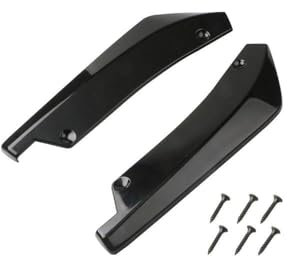 JJQFLB Auto Heckspoiler für Mini Hatch R56 One/D/Cooper/S/SD, Auto Hecklippe Heckstoßstange Diffusor Splitter Lippe, Heckspoiler Heckstoßstangenschutz