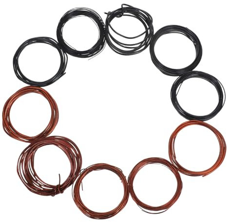 Gadpiparty 10stücke Aluminium-bonsai-formungsdraht Flexibel Für Gartenarbeit Bonsai-baum-training Biegung Und Binden Von Für Pflanzen Und Skulpturen