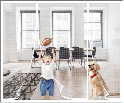 Zanzariere Magnetiche su Misura,Bianco 150x240cm Zanzariera Magnetica per Finestre Zanzariera con Magneti Tendina Anti Zanzare per Porte Camera da Letto Casa