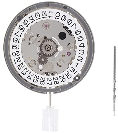 Goufride NH34 NH34A - Mecanismo de reloj de 3 dígitos, calendario GMT, movimiento automático, componente de accesorios de reloj de alto movimiento
