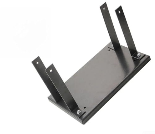Soporte abatible para cepilladora eléctrica, soporte para cepilladora de carpintería, compatible con la mayoría de cepilladoras eléctricas, construcción metálica, 30 x 18 x 4 cm