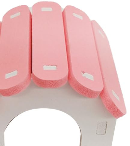 VBESTLIFE Färgstarkt Gömställe för Hamsterhus Robust PVC-material Utrymmesbesparande Design för Gömställe för Smådjur, Hamsterhus för Hamster, små Pälsdjur (Rosa)