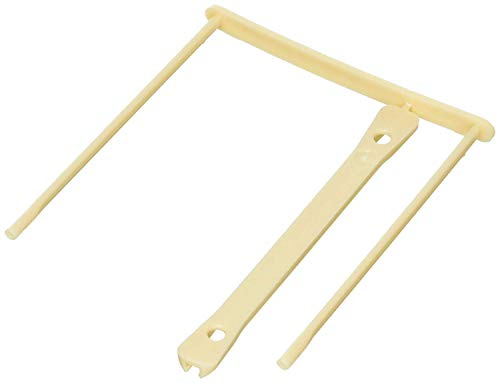Elba 100725515 - Caja de 100 encuadernadores de plástico, color beige