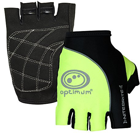 OPTIMUM Nitebrite Fingerlose Handschuhe für Jungen L grün