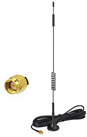 Bingfu 4G LTE Antenne 7dBi Magnetfuß MIMO SMA-Stecker Antenne für Verizon AT&T T-Mobile Sprint Huawei 4G LTE-Router-Gateway Modem-Hotspot-Mobilfunk-Router-Gateway