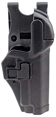 Gexgune Tactical Holster Militärische Verschleierung Stufe 3 Sperren Rechte Hand Taille Gürtel Pistole Pistolenholster (4 Modelle 2 Farben Optional)