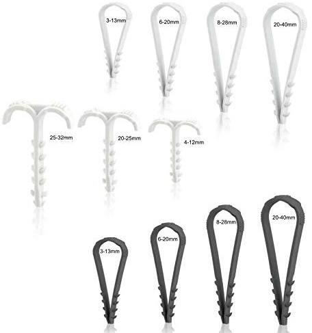 Schlaufendübel Dübelklemmschelle UV Stecklasche Doppelsteckdübel (Stecklasche UV 6-20mm)