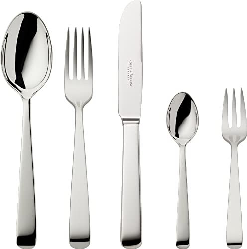 Robbe & Berking Alta 5 pzas. Cubiertos de menú (Chapado Macizo en Plata con 150 g)