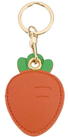 Cabilock RFID Funkschlüssel Leder Schutz Hülle RFID Zugang NFC Tags Etui Schlüsseltasche Schlüsseletui Zugangssystem Schlüsselanhänger Schutzhülle Autoschlüssel Schlüsselmäppchen Karotte