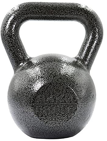Cfty Kettlebell 4KG 8KG 12KG 16KG 20KG 24KG 32KG Fitness-Heimstärke-Training Gusseisen-Wettbewerbssportgeräte (einteilig)(24KG)