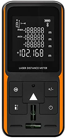 MACIMO 50 m Affichage Laser Distance Mètre Numérique avec Laser Électronique Niveau À Bulle Télémètre Laser