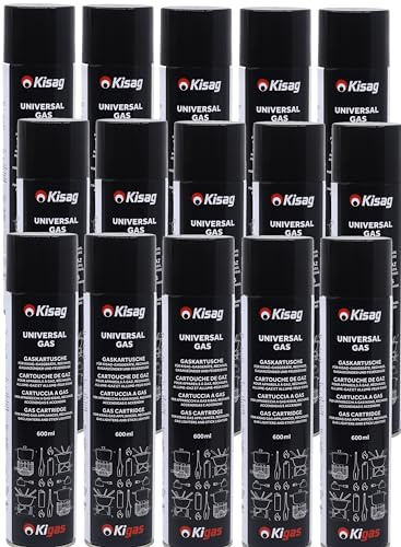 Kisag Kigas 15 Stück Nachfüllflaschen a 600 ml