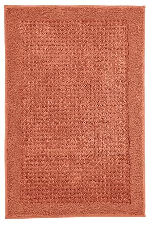 Kleine Wolke Badteppich Net, 60x90 cm, Terracotta