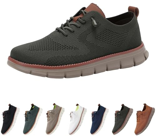 Riou Zapatos Wearbreeze Ortopédicos Urbanos Ultra Cómodos for Hombre, Breeze Urban de Malla Transpirable for Caminar