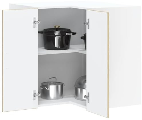 Generisch Küchen-Eckhängeschrank Lucca Sonoma-Eiche Holzwerkstoff,jiangboyue-853860