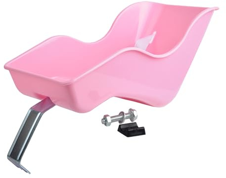 Doll Cycle Carrier - Puppensitz Für Girls Bike, Toy Bike Sattel | Einstellbarer -hinterher-Zyklussitz, Süßes Rosa Fahrradzubehör Für Puppen, Perfekt Für Geburtstage Urlaub Und Puppenspaß Im Fre