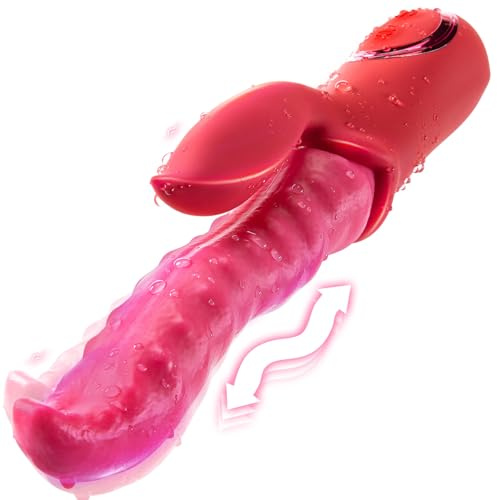 Dildo Vibration für frauen Zunge Vibrator,Sexspielzeug für die Frau 3 in 1 Vibratorensets für frauen Klitoris G-Punkt mit 10 Swing 10 Vibration Sex Toys, Sex Spielzeug für die Paare Vibratoren Dildos