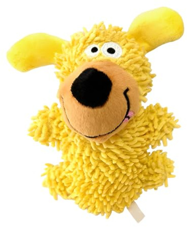 ComedyKing Hundespielzeug Welpenspielzeug, Anti Stress Hund, Kuscheltier Hund Interaktives Hunde Spielzeug Hundespielzeug Unzerstörbar, Dog Toys für Kleine, Mittlere Hunde (Gelb)