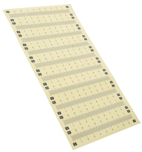 LOLIPPYY 20 Sheet Pvc Self Adhesive Scale Rule Tape Measure Sticker with High Adhesion Waterproof Features for Woodworking and Sewing Applications