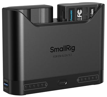 SMALLRIG EN-EL15c Camera Battery Set for Nikon, 22.5W 1940mAh Batteries | Dual Slot Charger, Full for Nikon ZR, Z6III, Zf, Z8, Z7II, Z7, Z6II, Z6, D850, D810, D780, D750, D500, D7500, D7200 - 5486