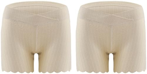 Braguitas Para Premamá,Bragas De Maternidad,Pantalones De Maternidad Para Posparto Bajas,Leggings De Maternidad,Bragas De Soporte Para Embarazadas,Ropa De Pantalones De Maternidad F,M(40-52.5kg)