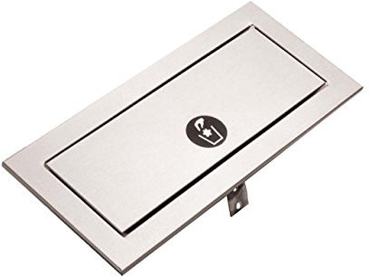 Bobrick B-527 TrimLine-Serie Abfallabwurfklappe für Einbau in Waschtischblende