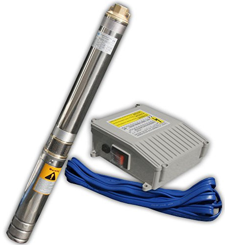 JWS Pompe immergée, Acier Inoxydable, 90 x 18 x 10 cm, 1071