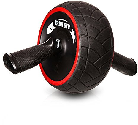 IRON GYM IRG013 Speed Abs Complete Ab Workout System Bauchroller Rad 9,4 x 3,6 x 7,9 Schwarz/Rot