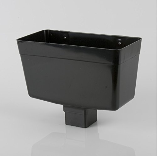 Brett Martin Squarestyle Downpipe Rainwater Head Hopper BR511B Black