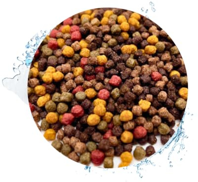 Warnick´s Tierfutterservice KOI - KOIFUTTER 10-Sorten-Mix 15 Liter mit Spirulina & Paprika (3mm)