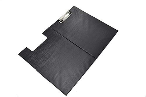 M-K klemmbrett A4 klemmbrettmappe A4 schreibmappe mit klemmbrett din a5 mappe schreibblock （Schwarz） 1 stuck