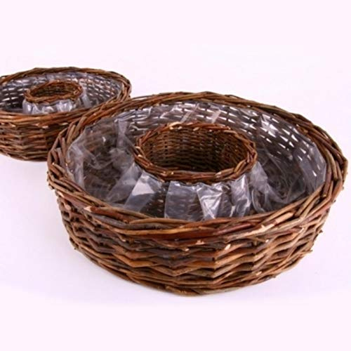Trauer-Shop Weidenringe 2 Größen, 2 Stück. Pflanzringe Weide. D 32cm, D 40cm Lieferung: 2 Größen, 2 Stück