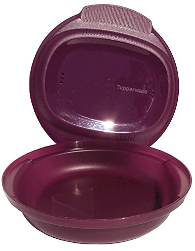 Tupperware Micro Delight Gourmet Mikrowelle 3 1/4 Tassen Schüssel lila