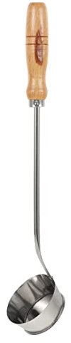 HEMOTON 1 Pc Moule à Pilier D'huile Cuillère à Gâteau en Aluminium Rosace en Métal Moule Râpé Dunzi Timbale à Rosaces Suédoises Gaufre Moule De Timbale Antiadhésif Bois Muffin