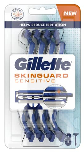Gillette SkinGuard - Afeitadora desechable para pieles sensibles (8 unidades)