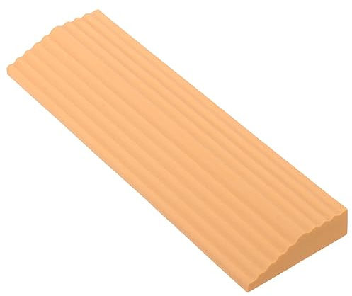 YARNOW Rampa De Umbral De Subida Rampa De Madera para Silla De Ruedas Scooter Rampa De Umbral Antideslizante para Puertas Calzadas Baño Caqui
