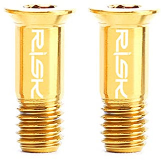 ERYUE Ti-Schrauben-2PCS Titan-Fahrrad-hintere Schaltwerk-Jockey-Rad-Schraube für MTB Straßen-Fahrrad M5 × 14.2mm Fahrrad-Führungsrollen-Bolzen-Schraube