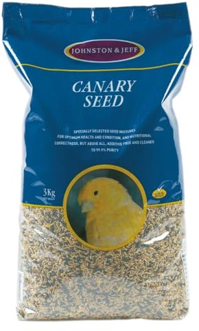 3kg Canary Seed -Bird Food/Feed - Lower Fat Blend with Rapeseed, Promotes Optimal Health and Condition