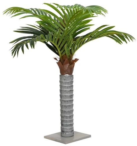 vidaXL Palmier Artificiel 12 Feuilles 150 cm Vert