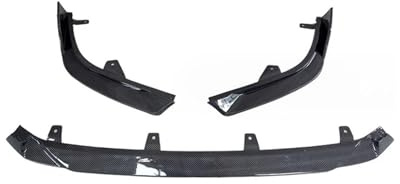 Spoiler Avant de Voiture pour Lexus ES 2018-2021 2022 Pare-Chocs Avant Lèvre Déflecteur De Menton Protecteur Décoration Modifiée Garniture Style Kit Carrosserie Facelift Becquet Lèvre(Carbon Look)