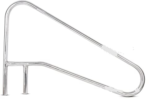 Escalera para piscina enterrada, Escalera Mecánica De Piscina 304 Pasamanos De Acero Inoxidable Engrosado Pasamanos De Piscina