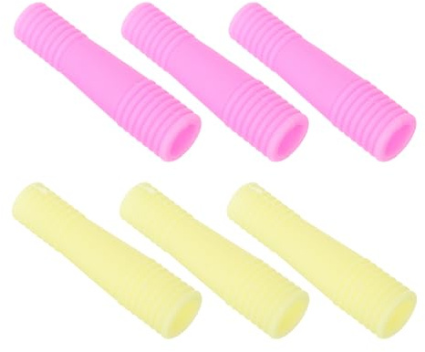 PAMINGONO 6 pièces Manchons Silicone pour Ciseaux et Pince à Épiler Protection Antidérapante pour Manucure Pédicure Protège-mains et Outils Léger Couleur Aléatoire Couleur Aléatoire