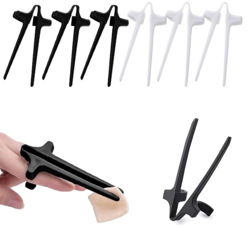 OPVYAEU 6er Set Essstäbchen für Gamer Zocker Fingerhilfe Snackspender Finger Gadget Stäbchen Greifer Esshilfe für Erwachsene Zubehör