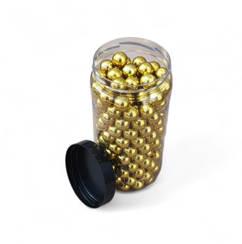 TECH23 GoldShot Performance Alu BBS Cal.68 – 7,2 g - Metall Kugeln Kaliber 68 für t4e & alle magfed Marker im Kaliber 68-100 oder 200 Stück