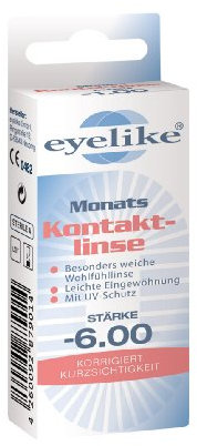 Eyelike Monatskontaktlinse, -2.75 Dioptrien, 1 Stück