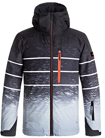 Quiksilver EQBTJ03062, Giacca Da Snowboard Bambino, Grigio (anthracite), 12/L