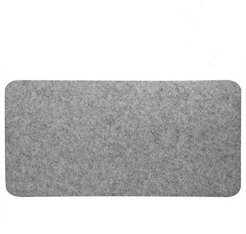 Mavis Laven Mouse Pads, Felts Table Mouse Pad Office Desk Laptop Mat, Mouse Mat Gaming Anti-static Computer PC Pads 68x33cm(Gray)