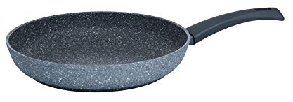 Kelomat, 3503-381, geschmiedete Bratpfanne Fiesta Plus 28cm,Mit der Fiesta Spezialpfanne Kochen zum Fest! Hitzebeständiger Kunststoff-Isoliergriff Leicht zu reinigen, spülmaschinengeeignet